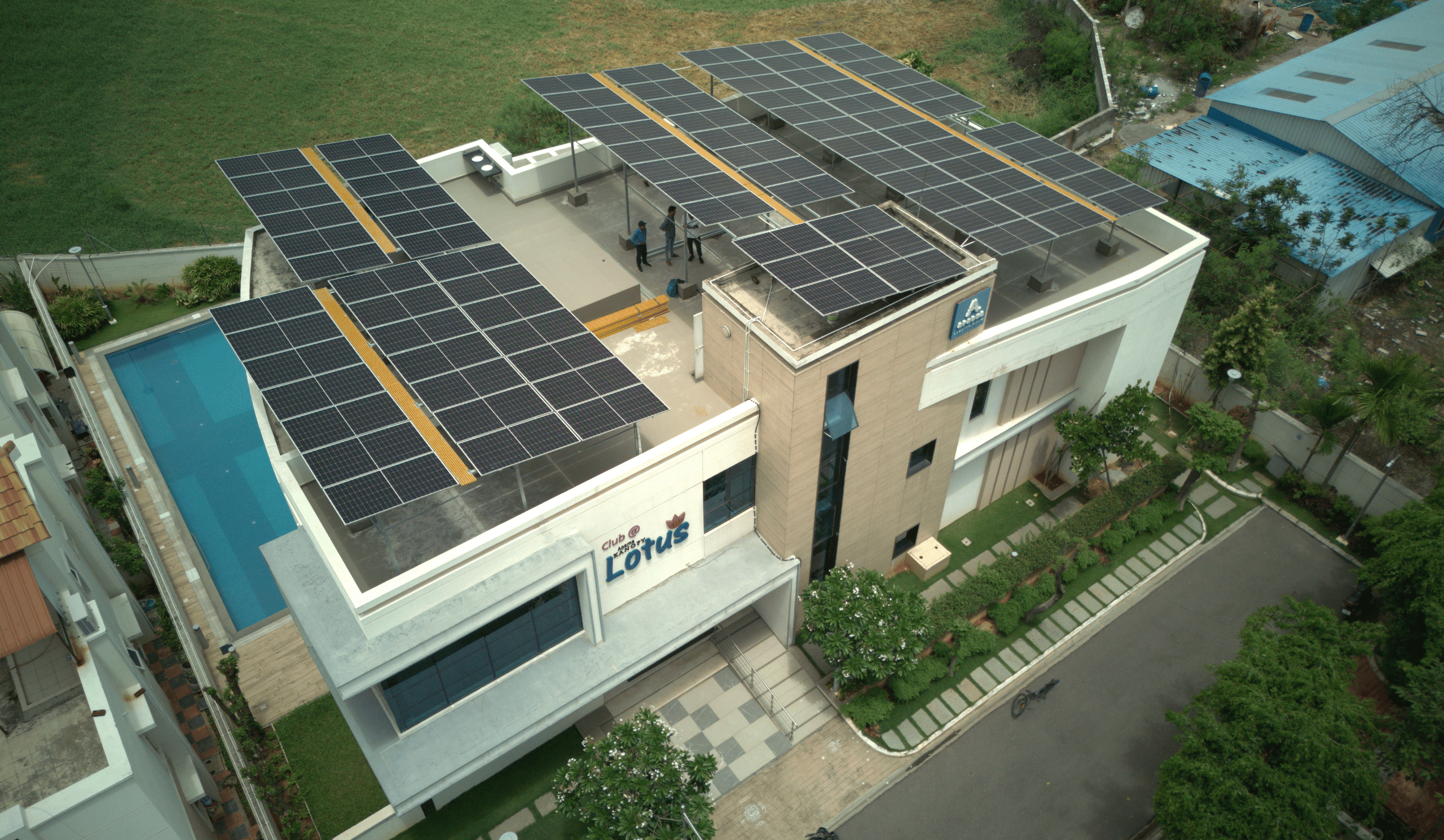 Solar panels and installation for sustainable power