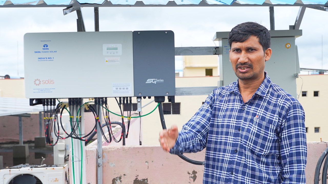 Solar power for homes in Sangareddy with rooftop panels