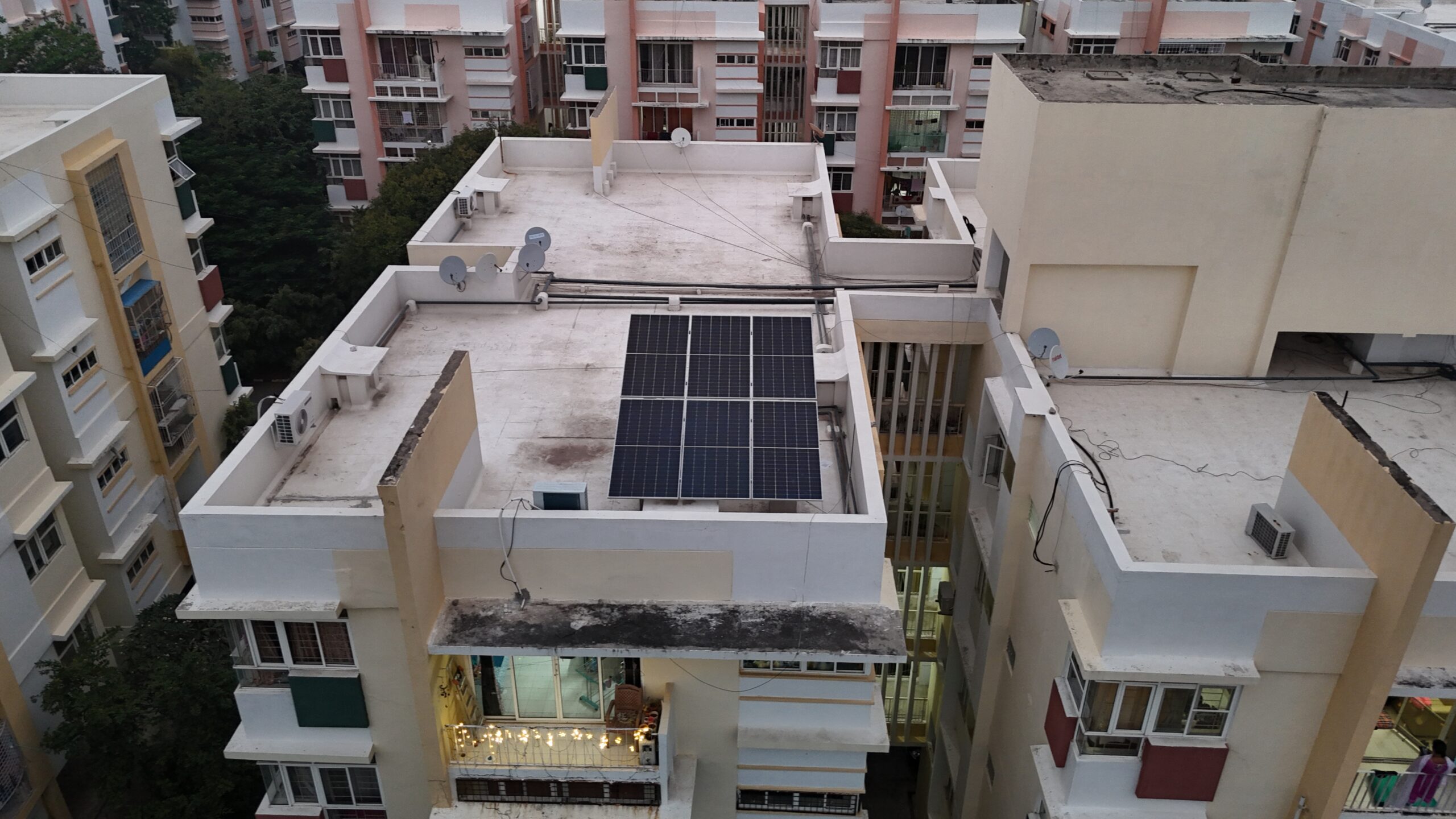 image showing solar panels for homes in Warangal