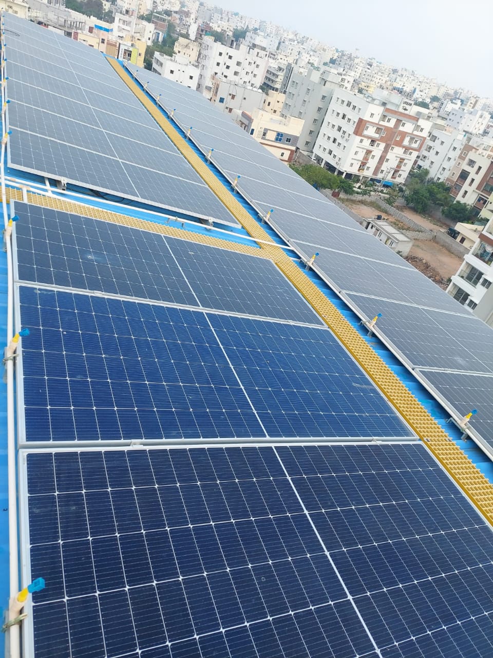 Solar power plant for home in Sangareddy by Valcan Solar
