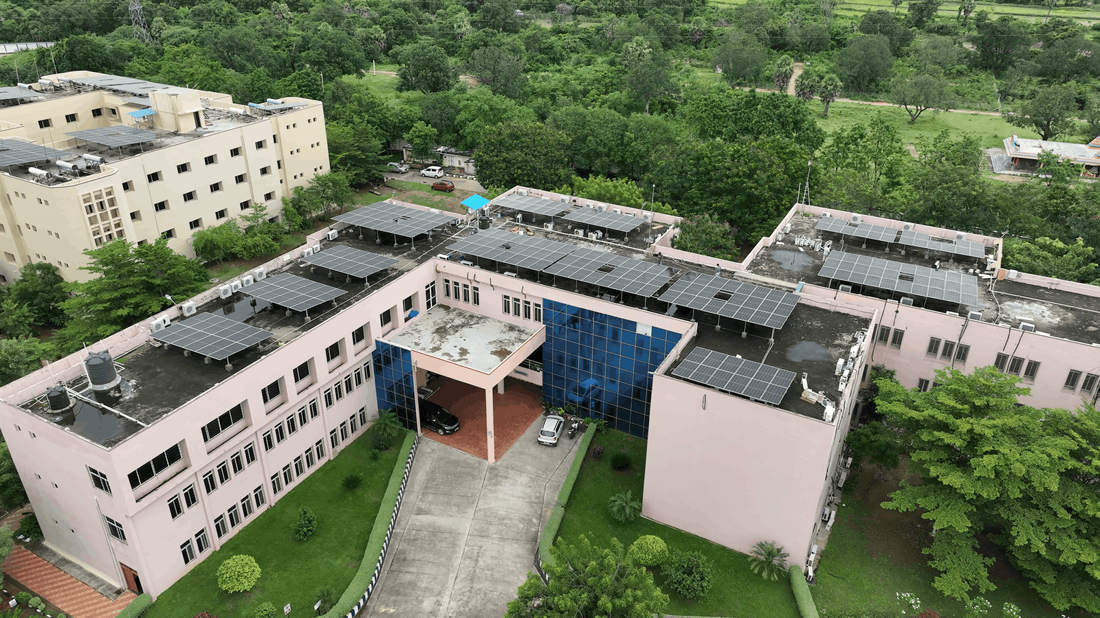 Solar panels for NICMAR UNIVERSITY with expert installation